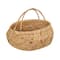 Household Essentials Round Woven Basket with Handles